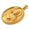 Religion Golden Tone 304 Stainless Steel Pendants LS-STAS-K289-01G-06-2