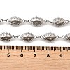 304 Stainless Steel Ladybug Link Chain Necklaces for Women Men NJEW-K249-21B-P-5