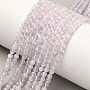 Natural Lavender Amethyst Beads Strands G-K406-A01-3mm-1