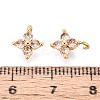Brass Micro Pave Cubic Zirconia Pendants KK-D356-07I-G-3