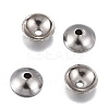 Non-Tarnish 201 Stainless Steel Bead Caps LS-STAS-F255-045P-4mm-2