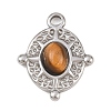 Natural Tiger Eye Pendants STAS-P434-03P-1