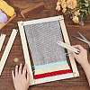 Wooden Handheld Knitting Loom TOOL-FG0001-33-3