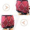WADORN 2Pcs 2 Colors Imitation Leather Chain Belt AJEW-WR0002-06-5