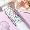 12 Months Polymer Clay & Acrylic Beaded Stretch Bracelet Sets for Women BJEW-SW00142-5