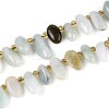 Natural Myanmar Jade Beads Strands G-Z091-A28-4