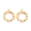 Brass Micro Pave Cubic Zirconia Pendants X-KK-E090-21G-1