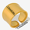Stylish 304 Stainless Steel Wide Cuff Ring for Women RG2914-2-2