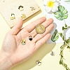 8Pcs 8 Styles 304 Stainless Steel Enamel Pendants STAS-CJ0003-38-4