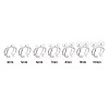 Brass Cuff Ring Settings KK-T076-58P-4