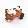 Handmade Lampwork Puppy Home Display Decorations X1-LAMP-J084-06-4
