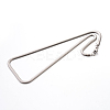 Tarnish Resistant 304 Stainless Steel Snake Chain Necklaces LS-STAS-M174-006P-2