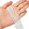 Handmade Glass Faceted Bicone Beads LS-GB6mmC28-AB-5
