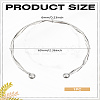 1Pc Alloy Open Cuff Bangles BJEW-LP0004-09P-2