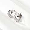 304 Stainless Steel Polishing effect Hoop Earrings EJEW-M001-29A-P-1