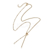 304 Stainless Steel Satellite Chain Curb Chain Slider Necklace Making AJEW-JB01527-1