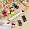 8 Bundles 8 Colors PU Leather Anti-slip Badminton Tennis Racket Grip Tape DIY-SP0005-45A-3
