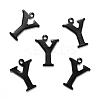 304 Stainless Steel Alphabet Charms STAS-H122-Y-EB-2