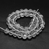 Natural Quartz Crystal Beads Strands X-G-F570-01-6mm-2