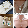 100Pcs ABS Plastic Imitation Pearl Beads OACR-LT0001-07-5