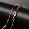 Brass Necklaces X-MAK-K003-12RG-1