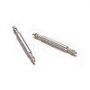 Tarnish Resistant Stainless Steel Double Flanged Spring Bar Watch Strap Pins LS-STAS-M231-04-1