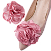 1 Pair Flower Cloth Shoe Decoration AJEW-DR0001-65C-1