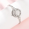 Rotating Sun Natural Quartz Crystal Link Bracelets GG-CBA0251-11P-11-1