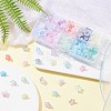 200Pcs 10 Colors Opaque Acrylic Bead Caps OACR-CJ0001-43-6