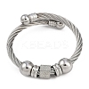 304 Stainless Steel Bangles for Women STAS-M023-17P-2