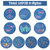 DIY Butterfly 201 Stainless Steel Etched Metal Embellishments Dangle Earring Jewelry Making Kits DIY-FS0007-47-2