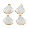 304 Stainless Steel Enamel Pendants STAS-U057-11G-A-1