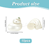 15Pcs Mini Natural Spiral Shell Beads FIND-PH0026-80-4