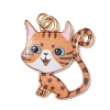 Alloy Enamel Pendants PALLOY-JF03561-3