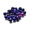 (Defective Closeout Sale: Uneven Painted)Baking Paint Glass Round Beads DGLA-XCP0001-24-1