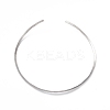 304 Stainless Steel Textured Wire Necklace Making STAS-B036-04P-2
