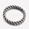 925 Thailand Sterling Silver Soldered Closed Jump Rings STER-P005-13-3
