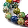 Dyed Natural Regalite/Imperial Jasper/Sea Sediment Jasper Beads Strands G-B124-C03-01-4