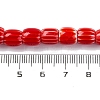 Handmade Lampwork Chevron Beads Strands X-LAMP-K041-01B-20-5