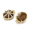 Natural Tiger Eye Faceted Pendants GG-CBA42CA-04G-01-2