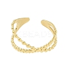 304 Stainless Steel Open Cuff Rings LS-RJEW-C084-03B-G-2