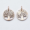 316 Surgical Stainless Steel Pendants STAS-K178-11-3