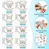 96Pcs 8 Styles PET 3D Butterfly Wall Stickers DIY-TA0013-12B-4