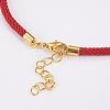Nylon Cord Bracelet Making KK-G313-02G-2