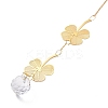 Faceted Glass Sun Catcher Pendant Decorations LS-AJEW-A037-06G-3