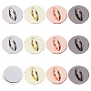 12Pcs 4 Colors Zinc Alloy Hook Hanger AJEW-DR0002-13-1