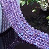 Synthetic Moonstone Beads Strands G-SZ0001-81B-3