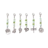 6Pcs Zinc Alloy Pendant Decorations HJEW-JM03159-02-1