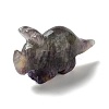 Natural Fluorite Carved Healing Rhinoceros Figurines DJEW-P016-01C-2