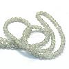 Baking Paint Transparent Crackle Glass Round Bead Strands DGLA-Q018-10mm-41-3